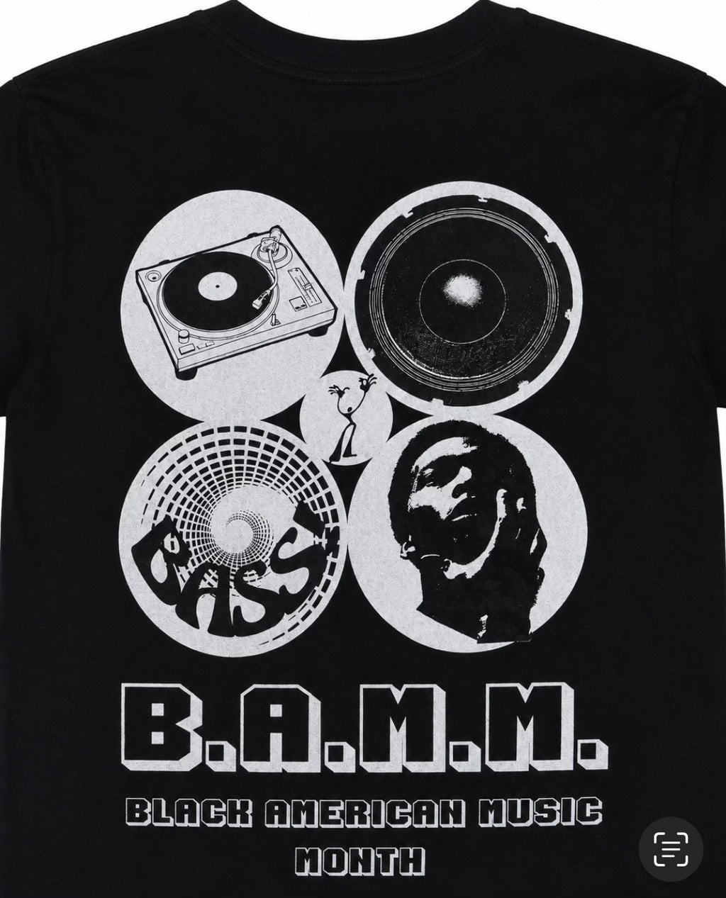 Black American Music Month Tee (Black)