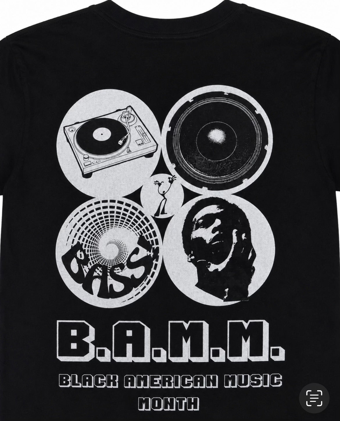 Black American Music Month Tee (Black)